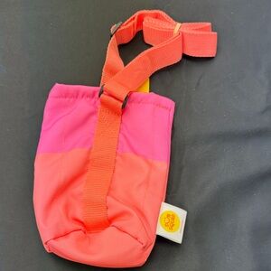 Sun Squad Pink and Orange bottle holder Accessory Bag machine washable water